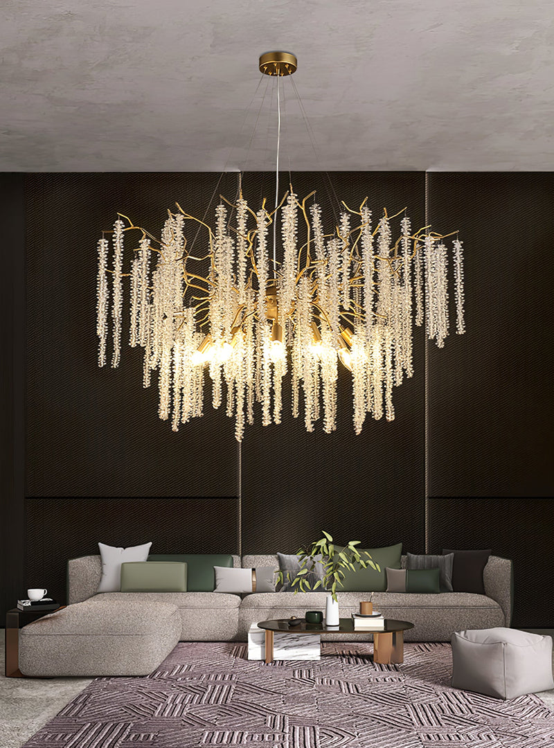 Crystal Branch Chandelier - Loonglight