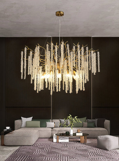 Crystal Branch Chandelier - Loonglight