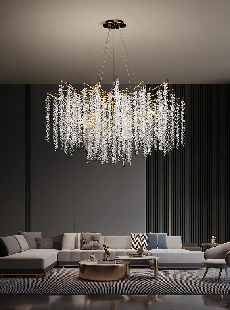 Crystal Branch Chandelier - Loonglight