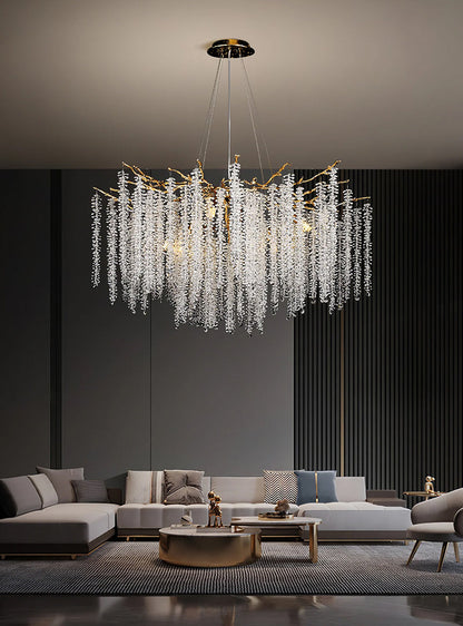 Crystal Branch Chandelier - Loonglight