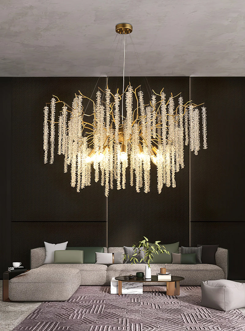Crystal Branch Chandelier - Loonglight