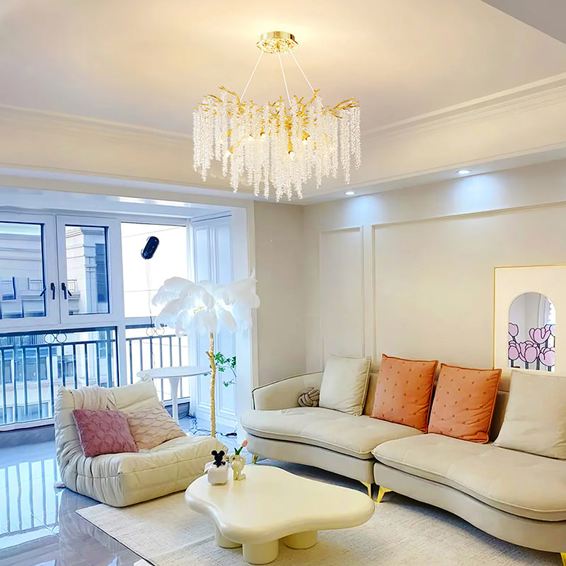 Crystal Branch Chandelier - Loonglight