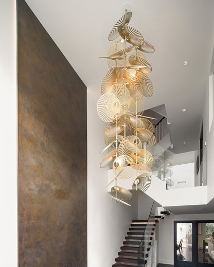 Cattail Leaf Chandelier - Loonglight