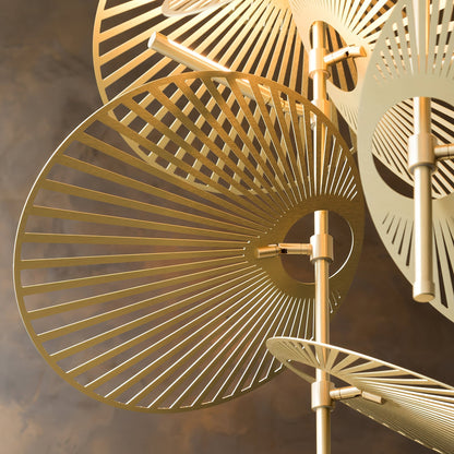 Cattail Leaf Chandelier - Loonglight