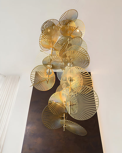 Cattail Leaf Chandelier - Loonglight