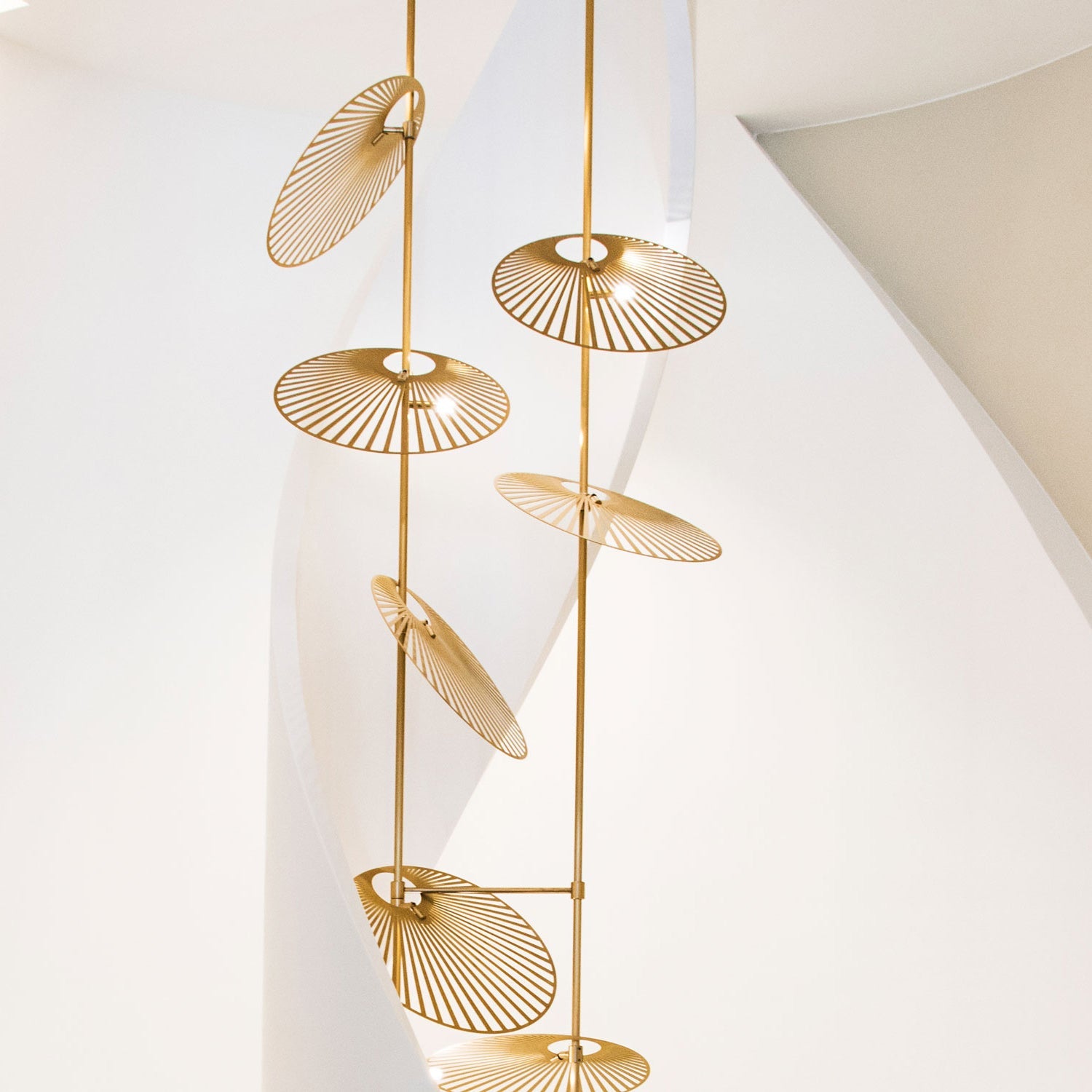 Cattail Leaf Chandelier - Loonglight
