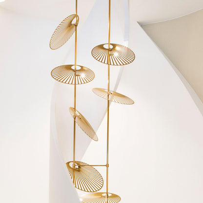 Cattail Leaf Chandelier - Loonglight