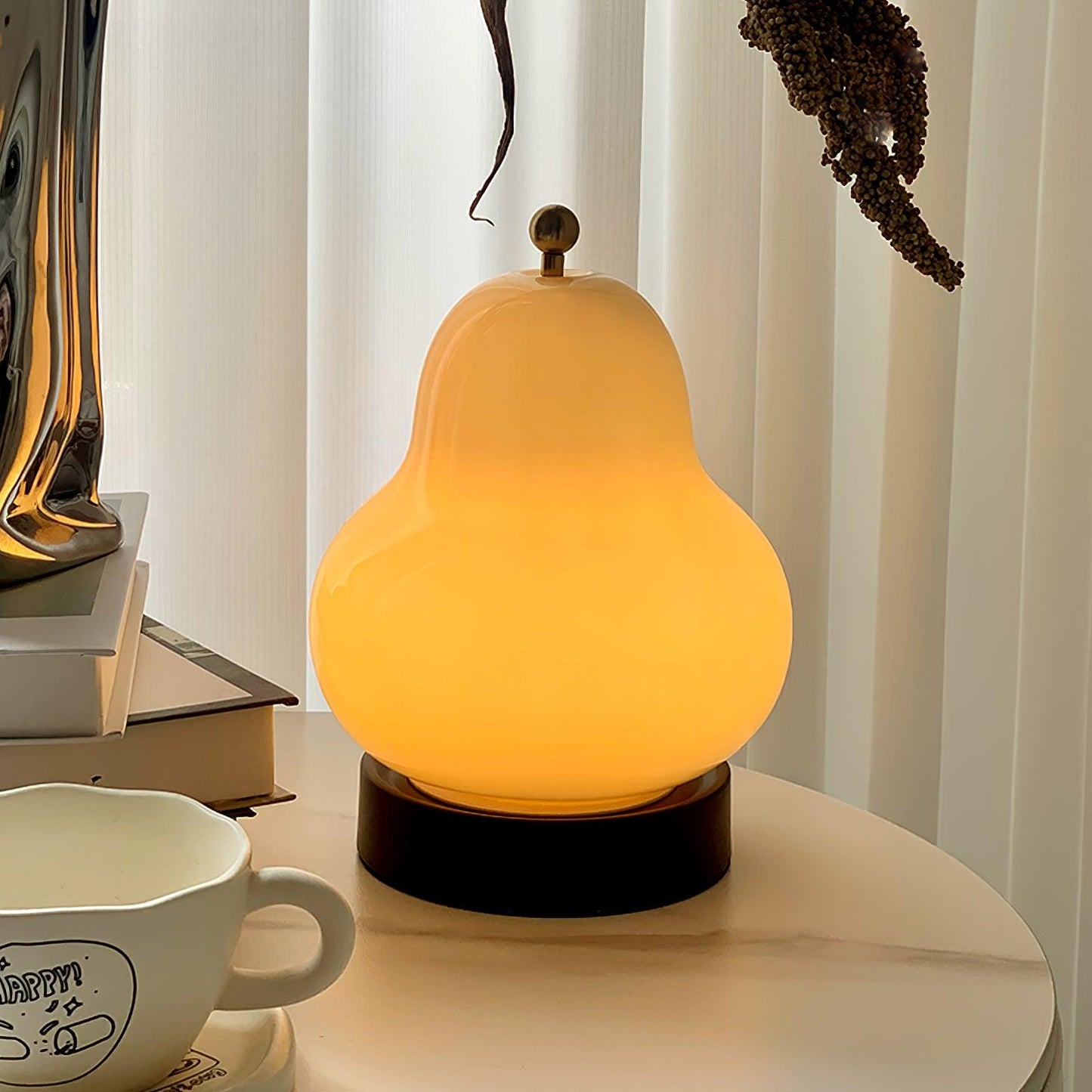 Cute Pear Table Lamp  (built-in battery) - Loonglight