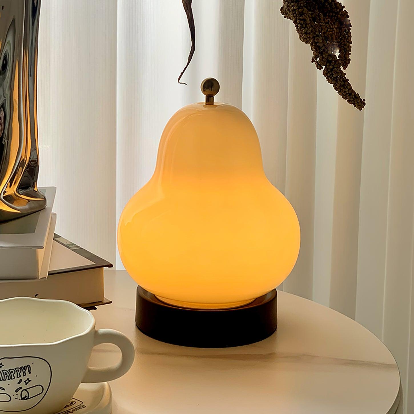 Cute Pear Table Lamp  (built-in battery) - Loonglight