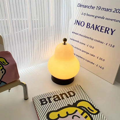 Cute Pear Table Lamp  (built-in battery) - Loonglight