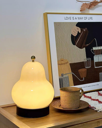 Cute Pear Table Lamp  (built-in battery) - Loonglight