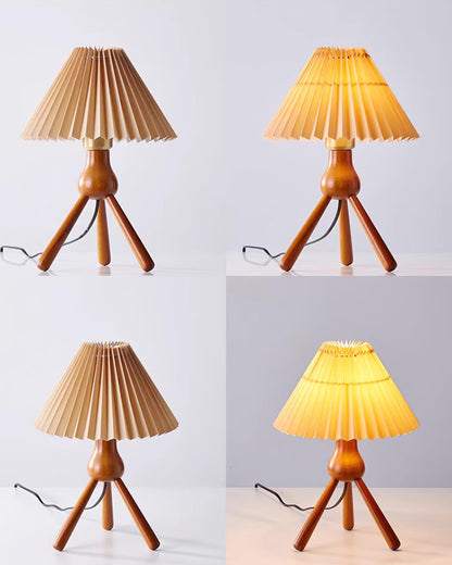 Daro Pleated Table Lamp - Loonglight