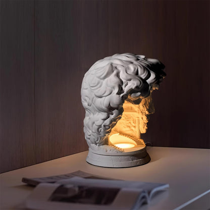 David Plaster Table Lamp - Loonglight