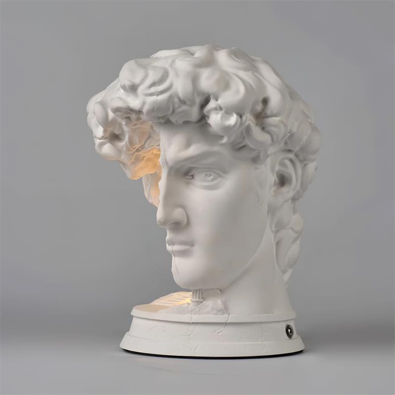 David Plaster Table Lamp - Loonglight