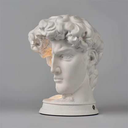 David Plaster Table Lamp - Loonglight