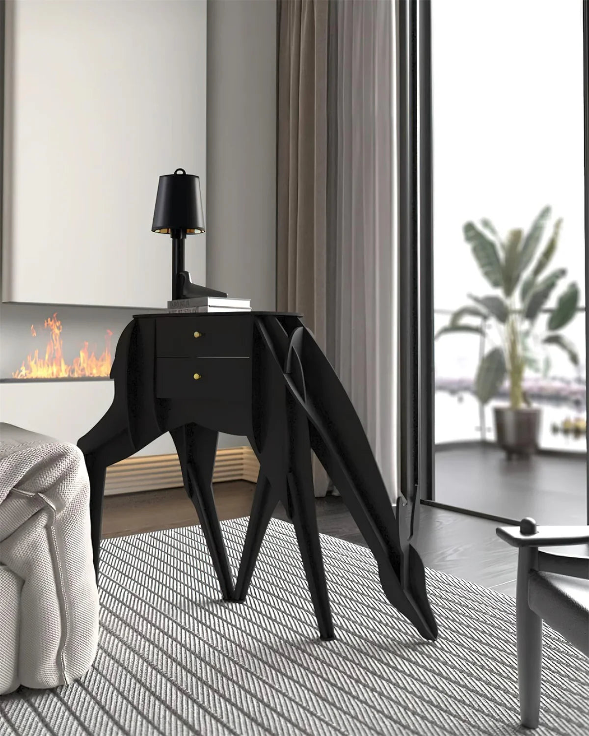 Deer Art Floor Lamp - Loonglight