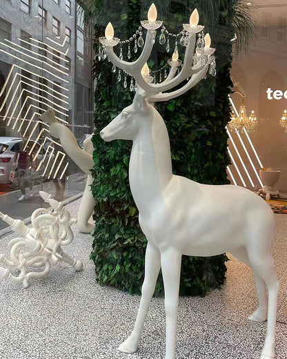 Deer Sculpture Floor Lamp - Loonglight