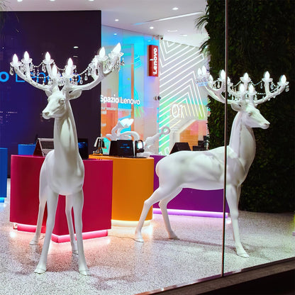 Deer Sculpture Floor Lamp - Loonglight
