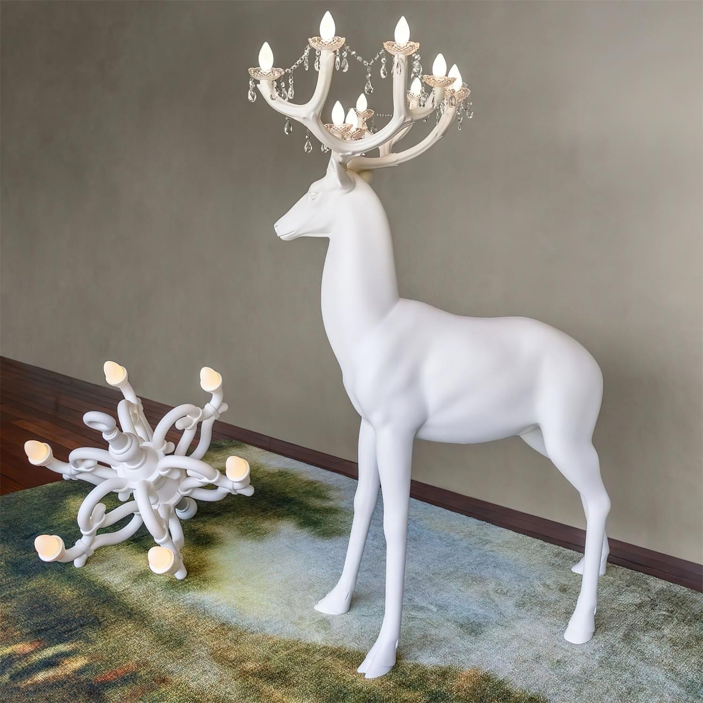 Deer Sculpture Floor Lamp - Loonglight