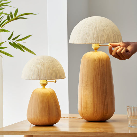 Dira Oak Table Lamp - Loonglight