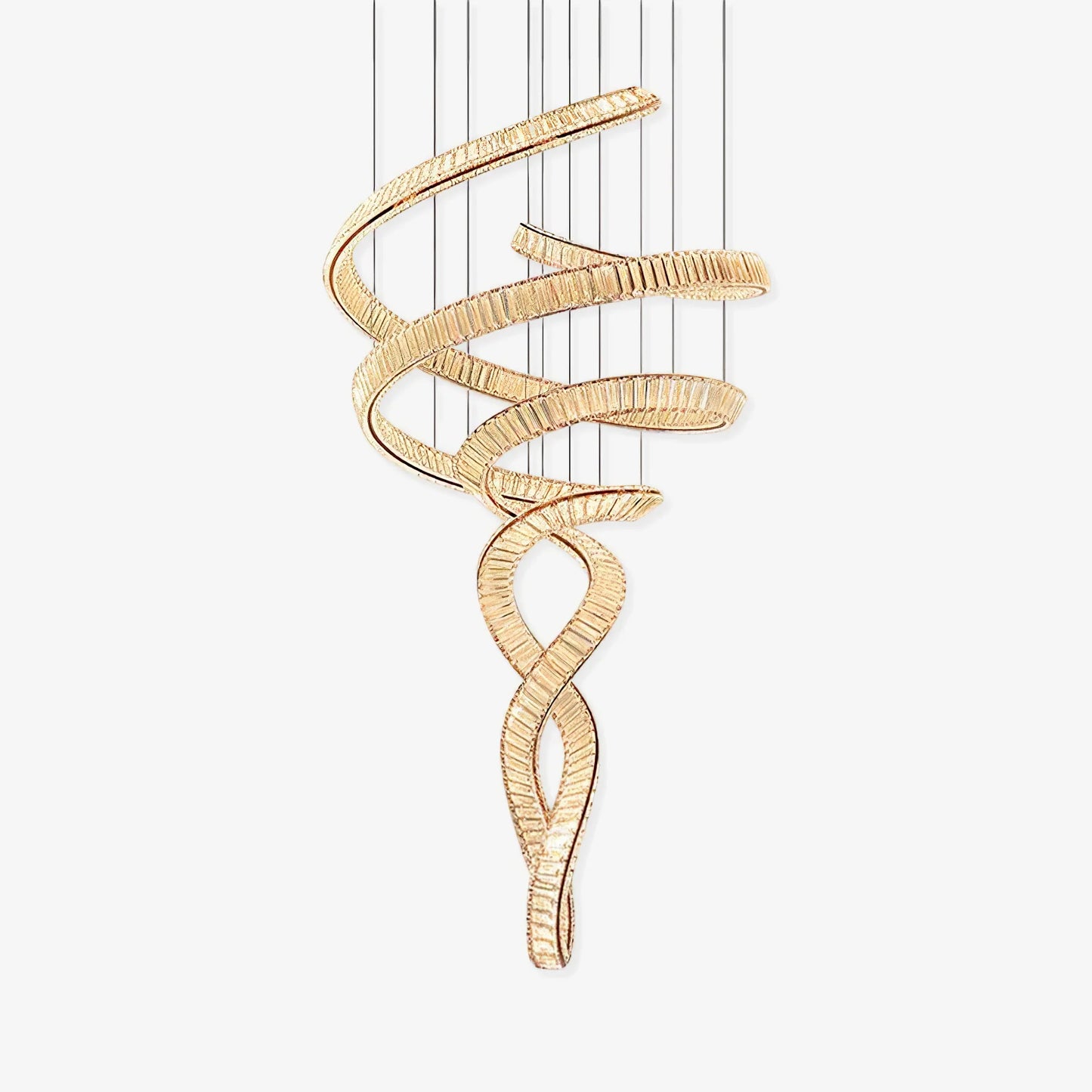 Loong Spiral Crystal Chandelier