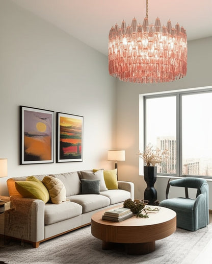 Drum Sorrento Chandelier - Loonglight