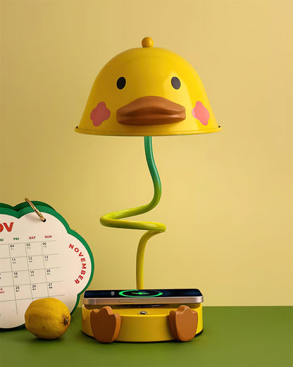 مصباح طاولة على شكل بطة