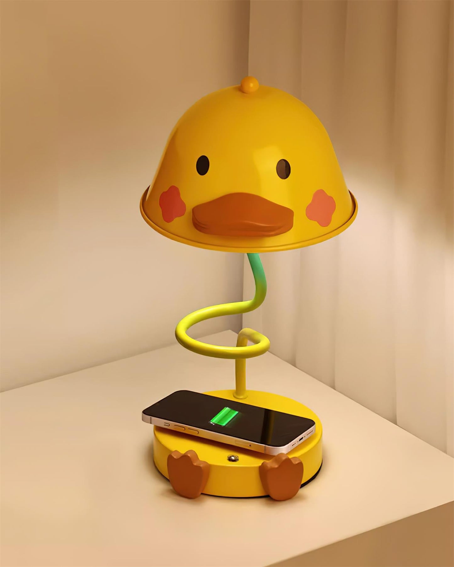 مصباح طاولة على شكل بطة