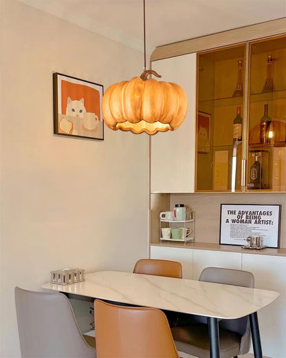 Duzy Pumpkin Pendant Lamp - Loonglight