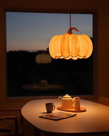 Duzy Pumpkin Pendant Lamp - Loonglight