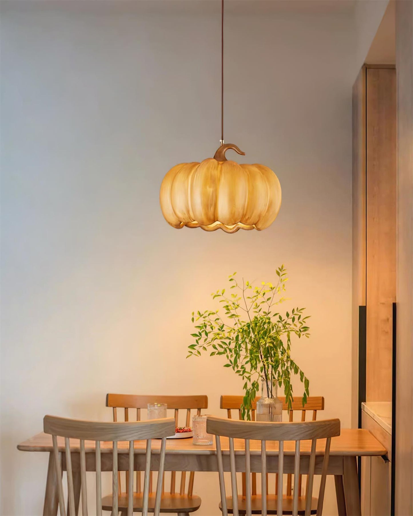 Duzy Pumpkin Pendant Lamp - Loonglight