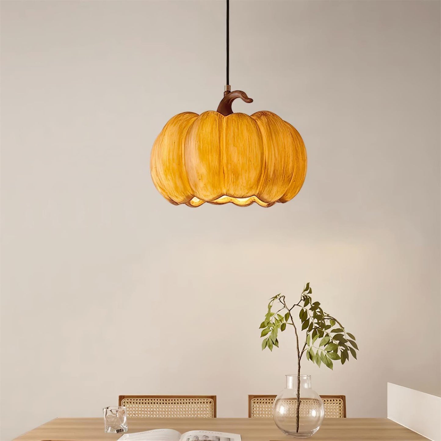 Duzy Pumpkin Pendant Lamp - Loonglight