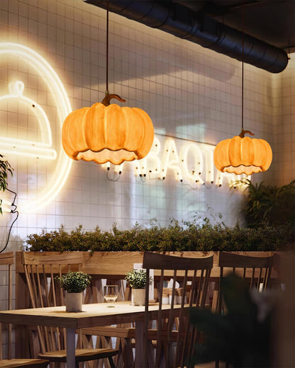 Duzy Pumpkin Pendant Lamp - Loonglight