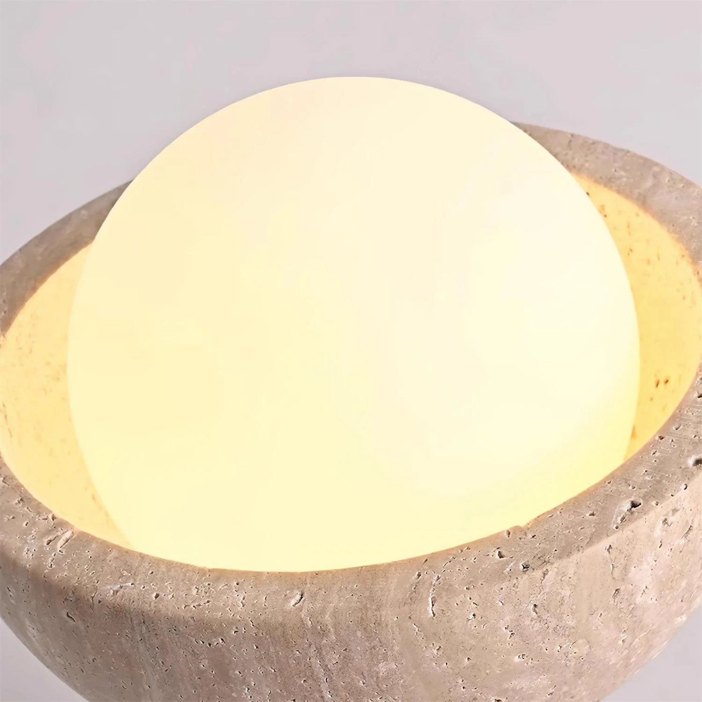 Eala Travertine Ceiling Lamp - Loonglight