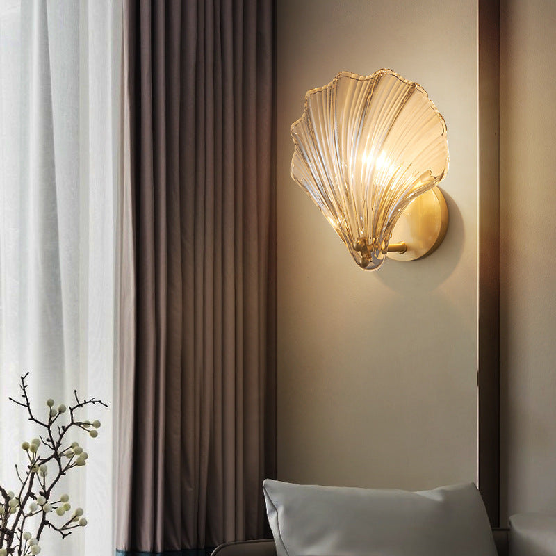 Elegant Seashell Wall Light - Loonglight