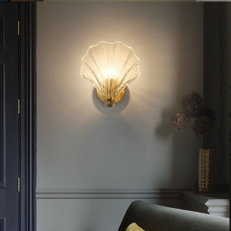 Elegant Seashell Wall Light - Loonglight