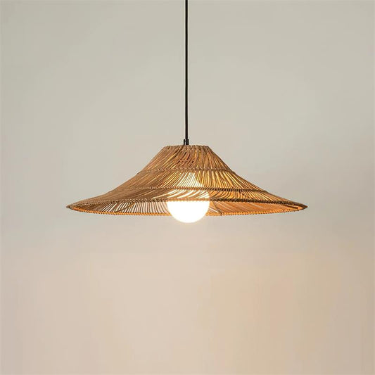 Elisa Rattan Pendant Light