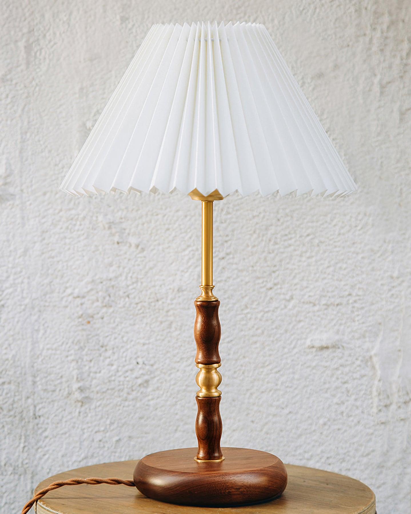 Ella Pleated Table Lamp - Loonglight