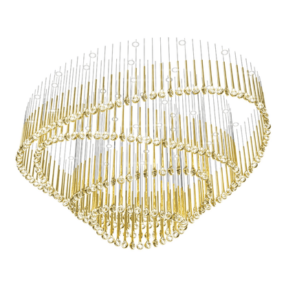 Waterdrop Ring Art Glass Chandelier - Loonglight