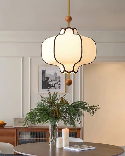 Fabric Lantern Pendant Light