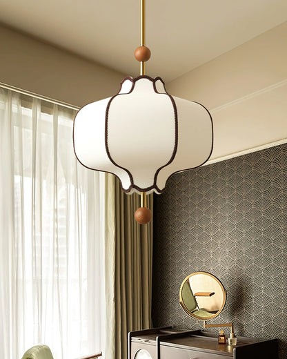 Fabric Lantern Pendant Light