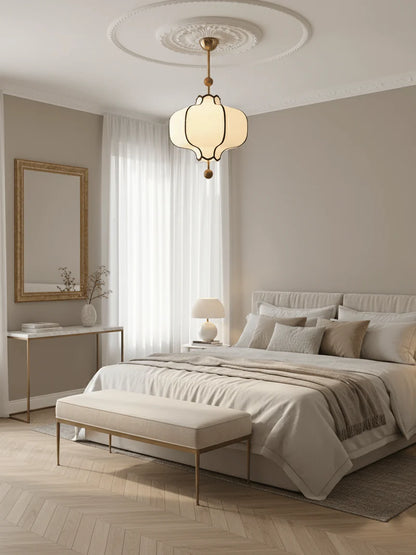 Fabric Lantern Pendant Light