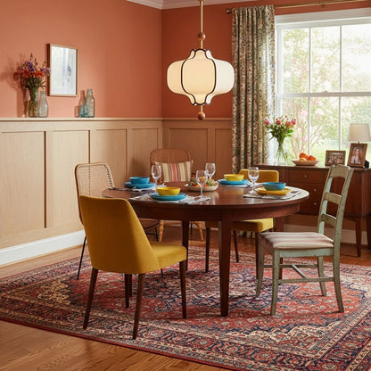 Fabric Lantern Pendant Light