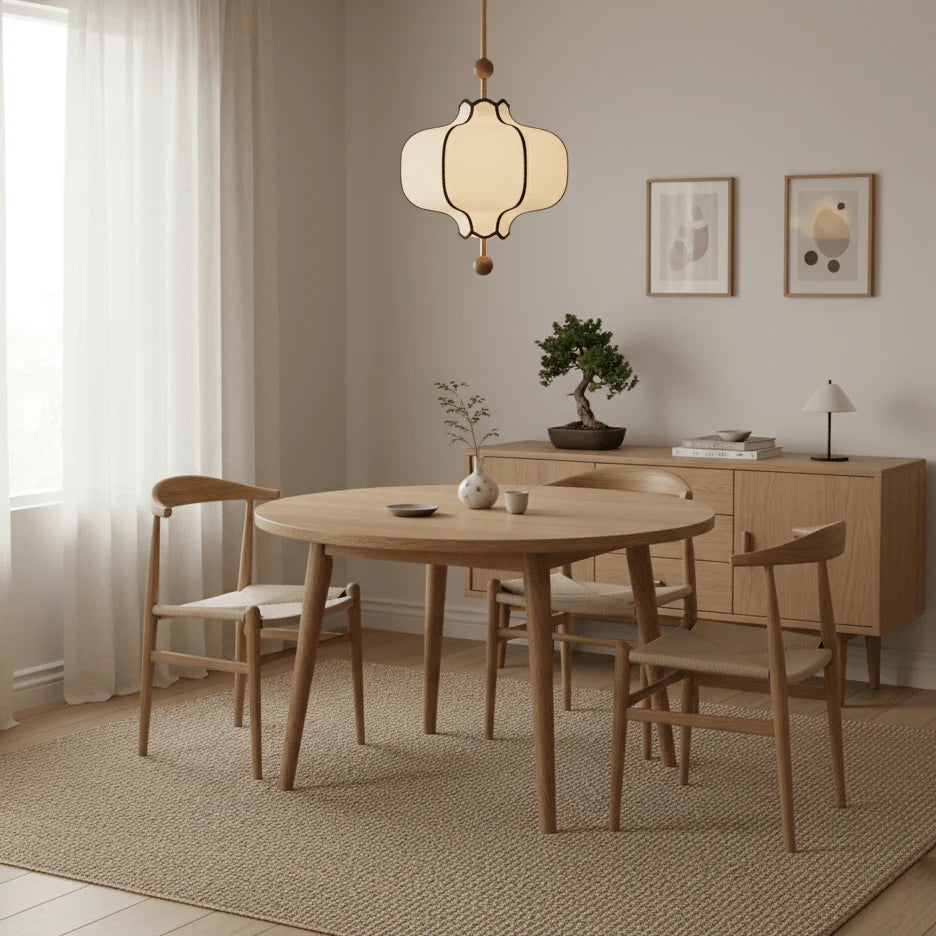 Fabric Lantern Pendant Light