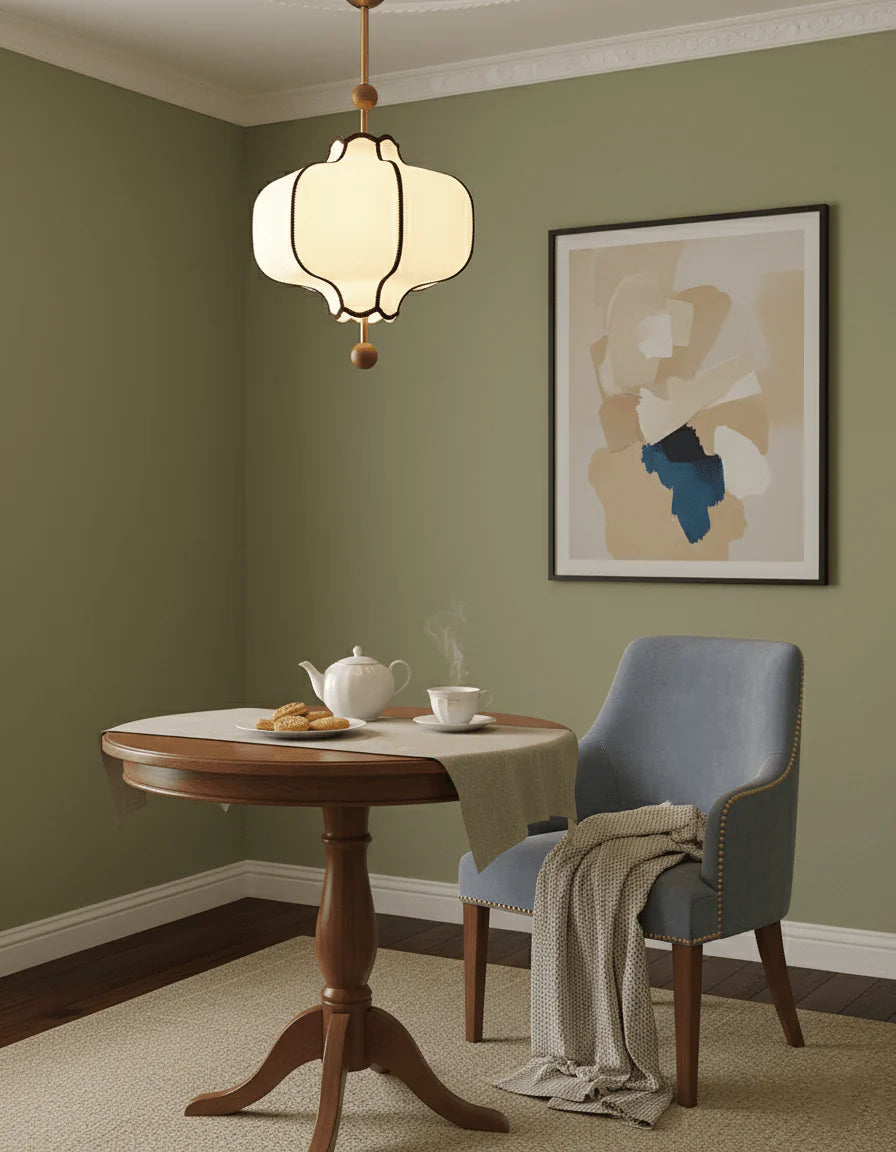 Fabric Lantern Pendant Light