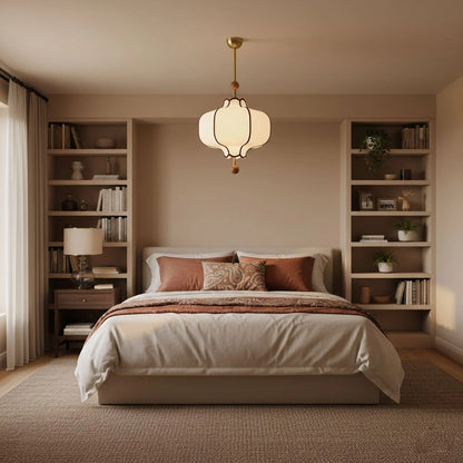 Fabric Lantern Pendant Light