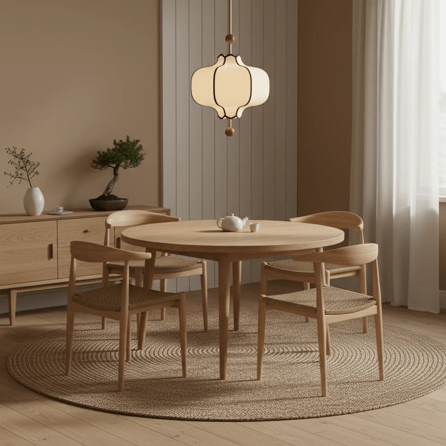 Fabric Lantern Pendant Light