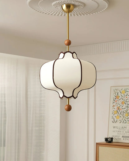 Fabric Lantern Pendant Light