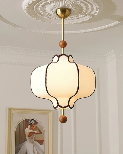 Fabric Lantern Pendant Light