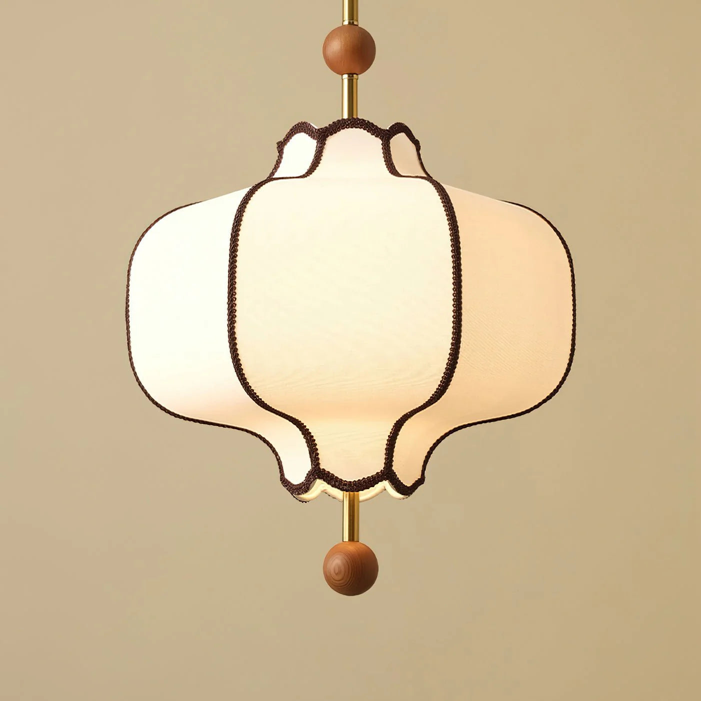 Fabric Lantern Pendant Light